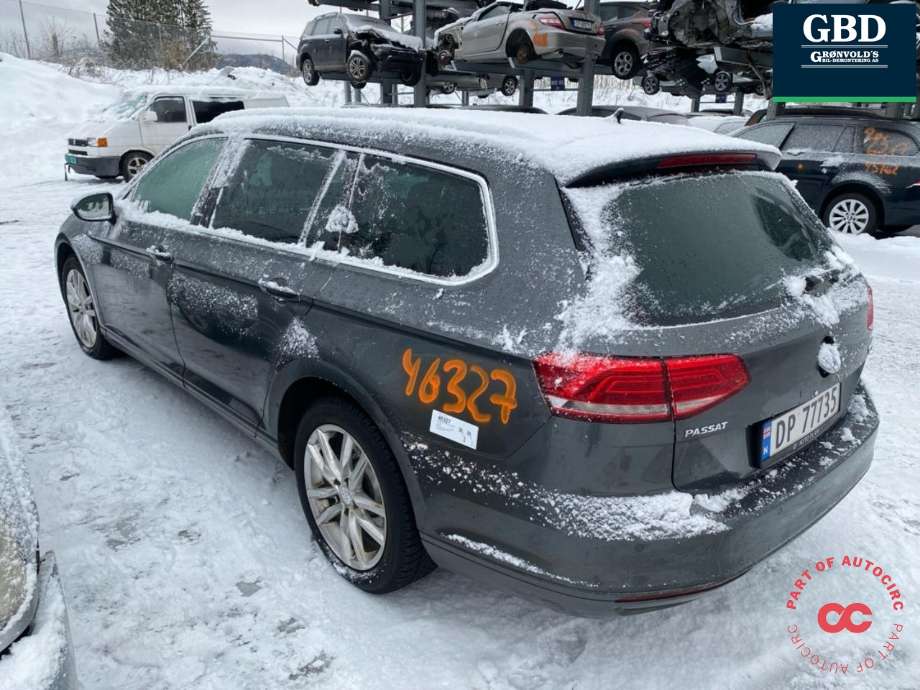 VW Passat 2015-2019 (Fase 1) (B8) (B8), Motorkode: DCXA, Girkassekode: PKC