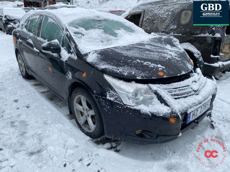 Toyota Avensis, 2009-2015 (Type III, Fase 1)  delebil , Motorkode: 1AD-FTV, Girkassekode: 3030020A90