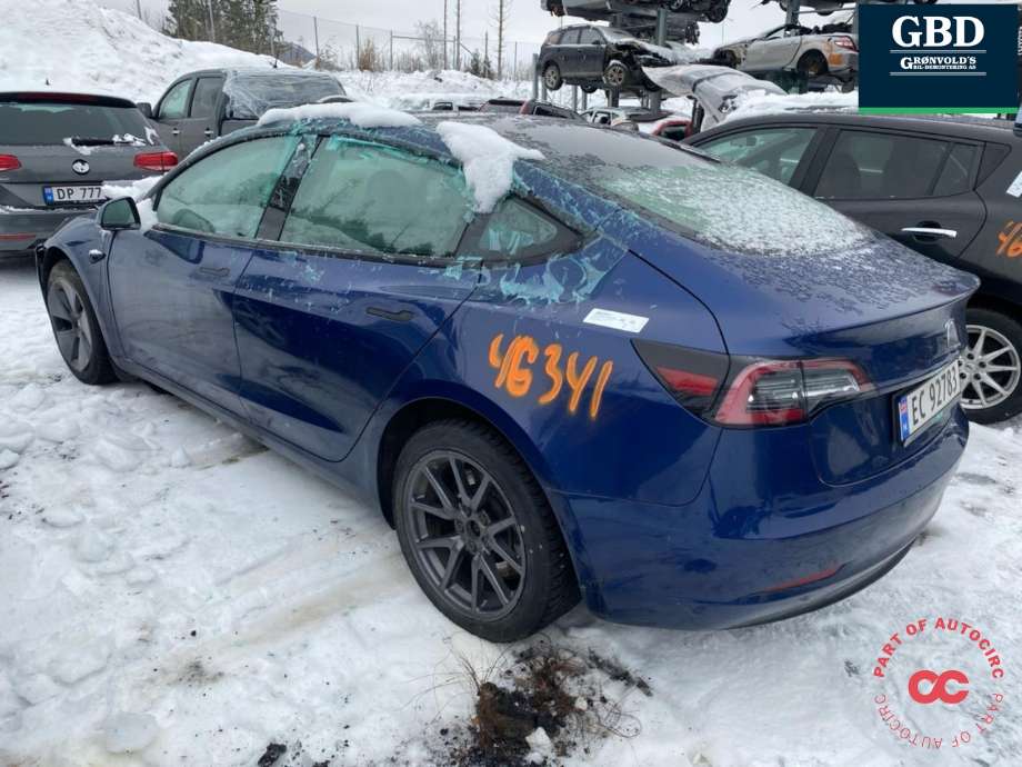Tesla Model 3 2018-2023 (Fase 1) , Motorkode: 3D1, Girkassekode: 