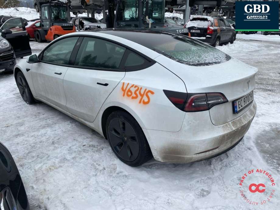 Tesla Model 3 2018-2023 (Fase 1) , Motorkode: 3D1, Girkassekode: 