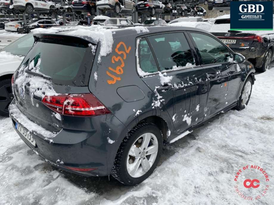 VW Golf VII 2012-2017 (Fase 1) , Motorkode: CUKB, Girkassekode: RJW