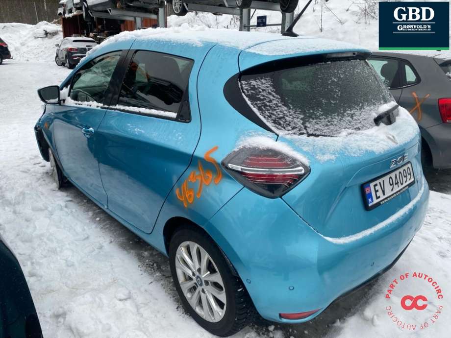 Renault Zoe 2019-->> (Fase 2) , Motorkode: 5AQ 60, Girkassekode: 