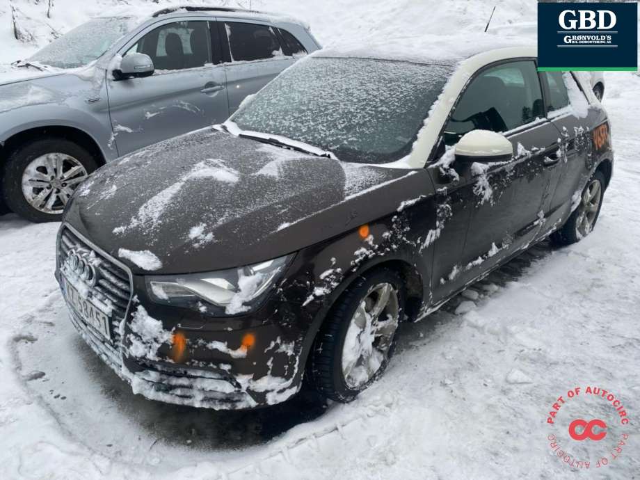 Audi A1, 2010-2014 (Type I, Fase 1)  delebil , Motorkode: CAYC, Girkassekode: MDN