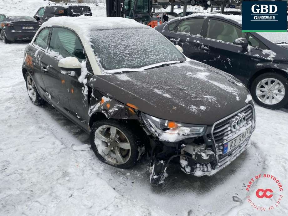 Audi A1 2010-2014 (Type I, Fase 1) , Motorkode: CAYC, Girkassekode: MDN