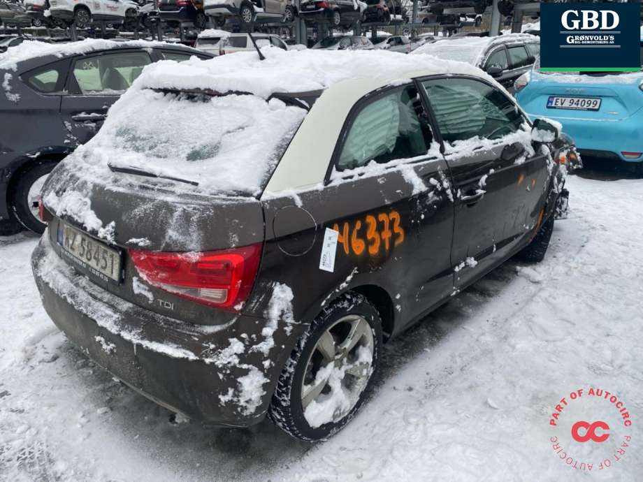 Audi A1 2010-2014 (Type I, Fase 1) , Motorkode: CAYC, Girkassekode: MDN