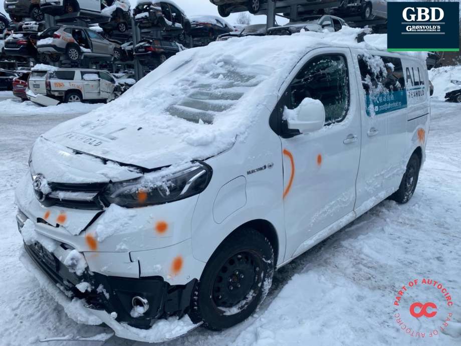 Toyota Proace 2016-->> (Type II) , Motorkode: ZKX, Girkassekode: SU001B2789