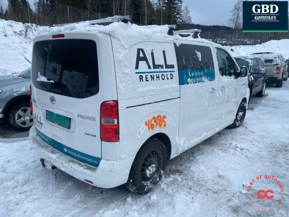 Toyota Proace 2016-->> (Type II) , Motorkode: ZKX, Girkassekode: SU001B2789