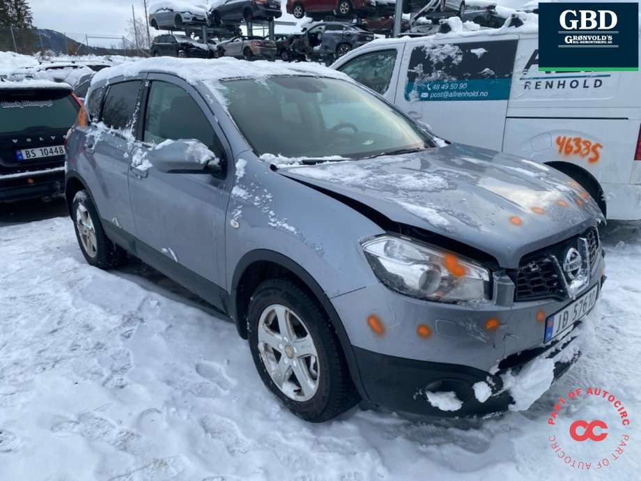 Nissan Qashqai 2010-2014 (Type I, Fase 2) , Motorkode: K9K, Girkassekode: 32010JD50A