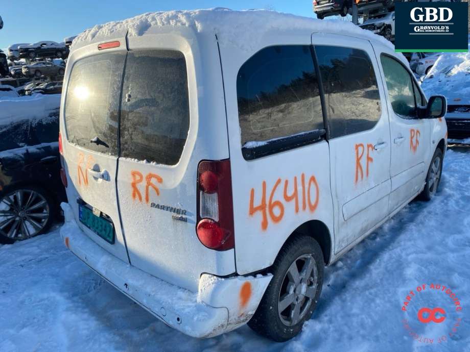Peugeot Partner 2015-2019 (Type II, Fase 2) , Motorkode: BHY, Girkassekode: 16 122 418 80