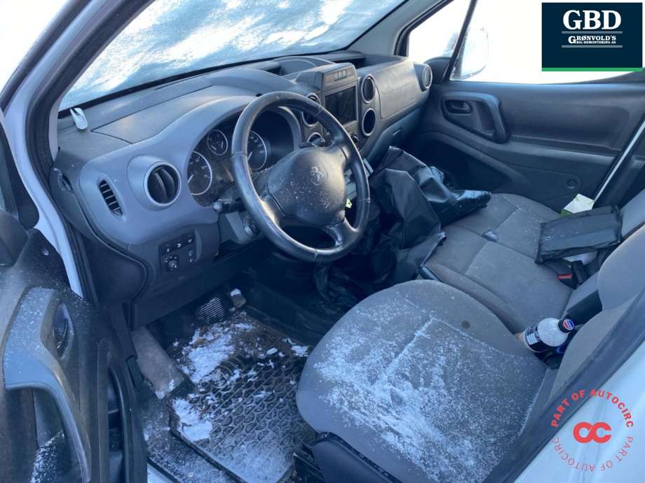 Peugeot Partner 2015-2019 (Type II, Fase 2) , Motorkode: BHY, Girkassekode: 16 122 418 80