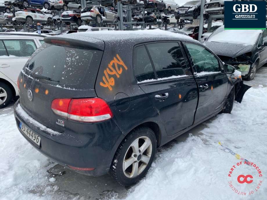 VW Golf VI 2008-2012 , Motorkode: CAYC, Girkassekode: LUB