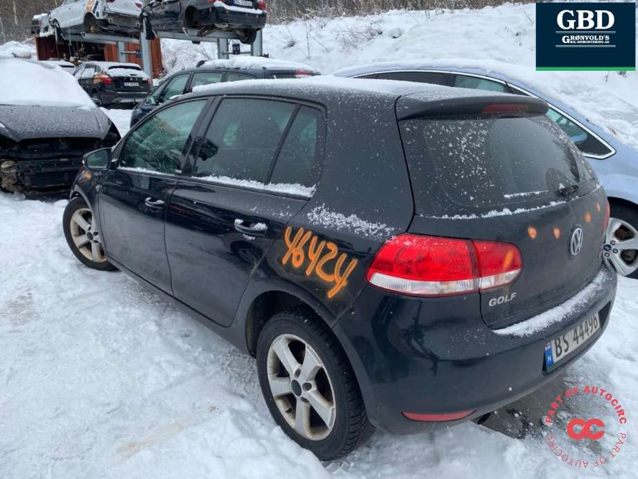 VW Golf VI 2008-2012 , Motorkode: CAYC, Girkassekode: LUB