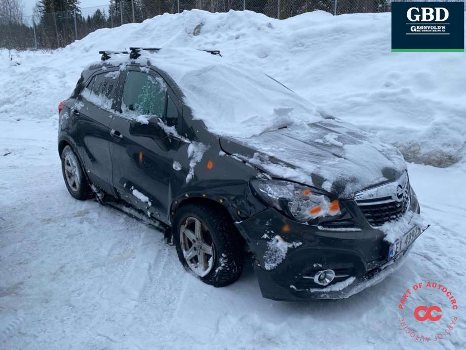 Opel Mokka, 2012-2016 (Type I, Fase 1)  delebil , Motorkode: B16DTH, Girkassekode: 95517637
