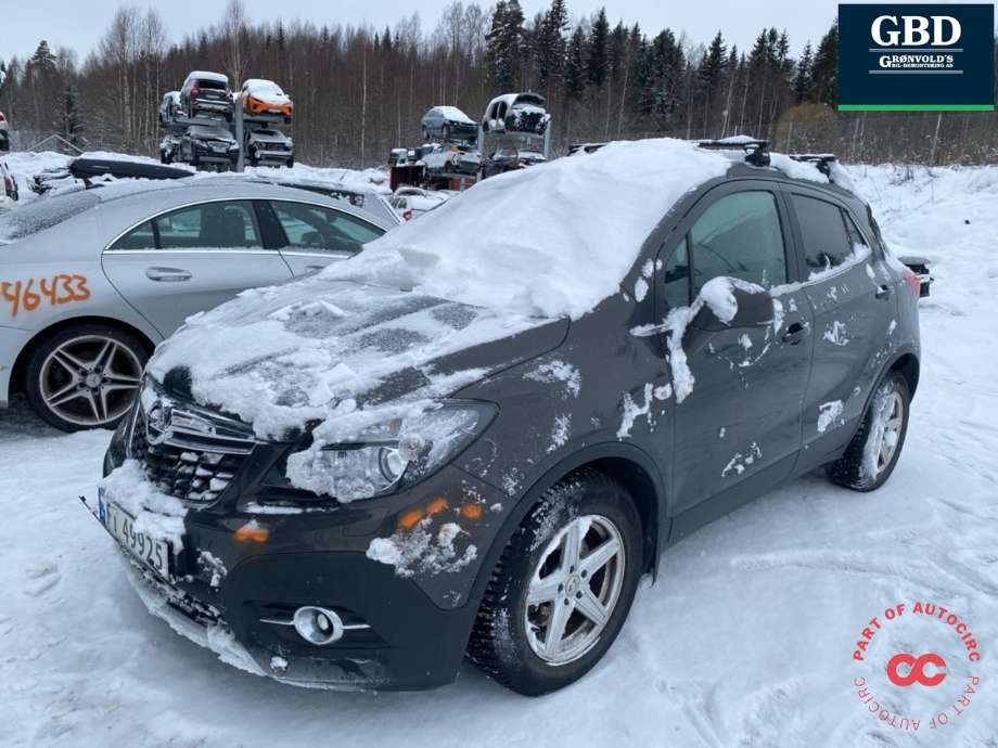 Opel Mokka 2012-2016 (Type I, Fase 1) , Motorkode: B16DTH, Girkassekode: 95517637