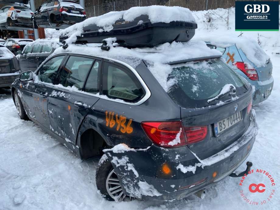BMW 3-Serie 2012-2018 (F30/F31/F34) (F30/F31/F34), Motorkode: N47-D20C, Girkassekode: 24 00 7 642 245