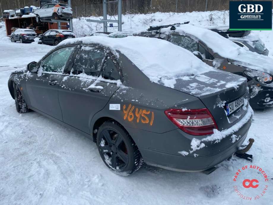 Mercedes C-Klasse 2007-2011 (Fase 1) (W204) (W204), Motorkode: OM646.811, Girkassekode: A 210 270 07 01
