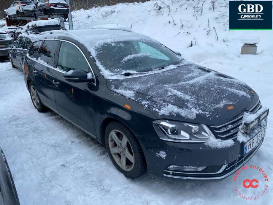 VW Passat 2011-2015 (B7) (B7), Motorkode: CFGC, Girkassekode: PQV