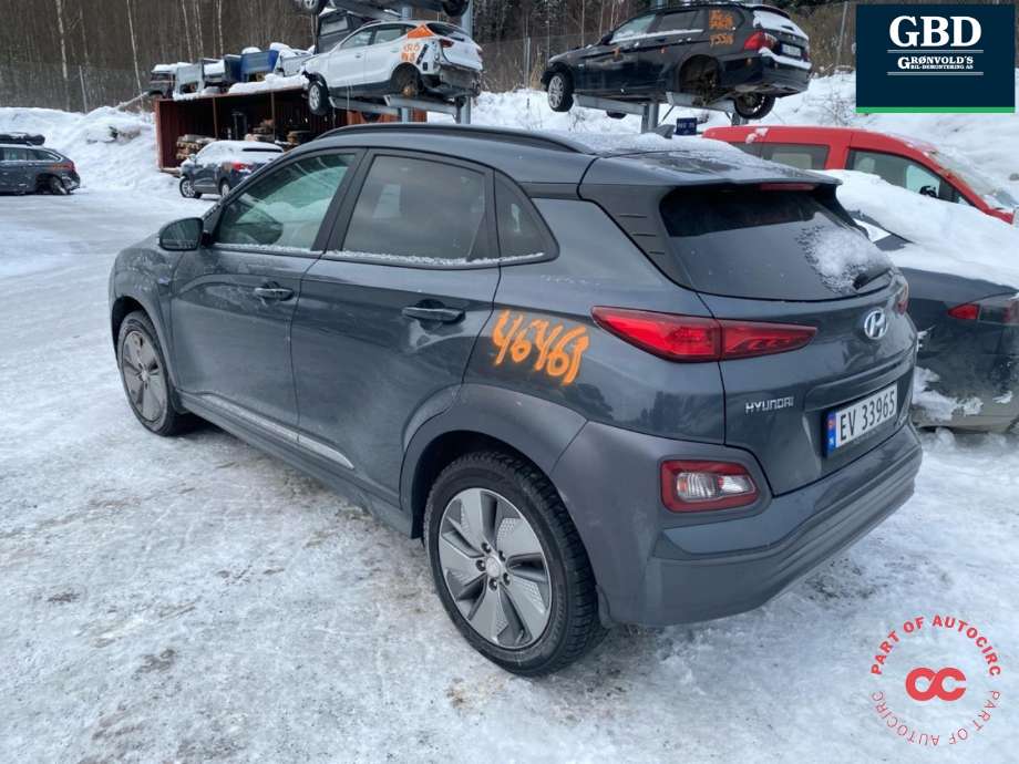 Hyundai Kona 2017-2021 (Type I, Fase 1) , Motorkode: EM16, Girkassekode: TRINNLØS