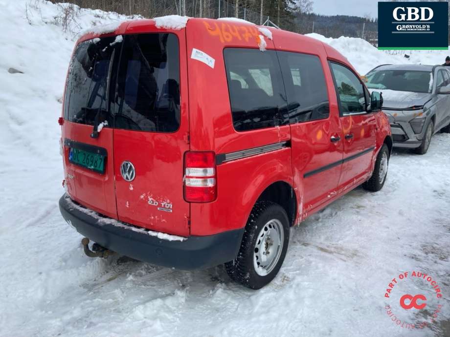 VW Caddy 2010-2015 (Type III, Fase 2) , Motorkode: CFHF, Girkassekode: NFQ