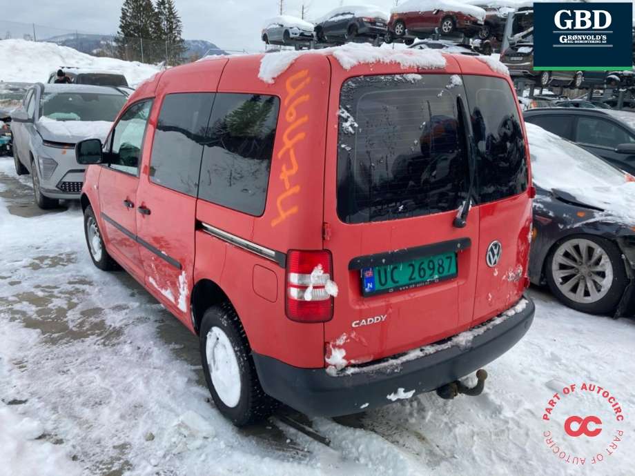 VW Caddy 2010-2015 (Type III, Fase 2) , Motorkode: CFHF, Girkassekode: NFQ