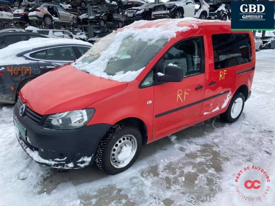 VW Caddy 2010-2015 (Type III, Fase 2) , Motorkode: CFHF, Girkassekode: NFQ
