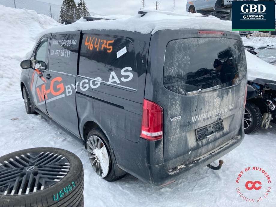 Mercedes Vito 2014-->> (W447) (W447), Motorkode: OM654.920, Girkassekode: A 447 270 09 01