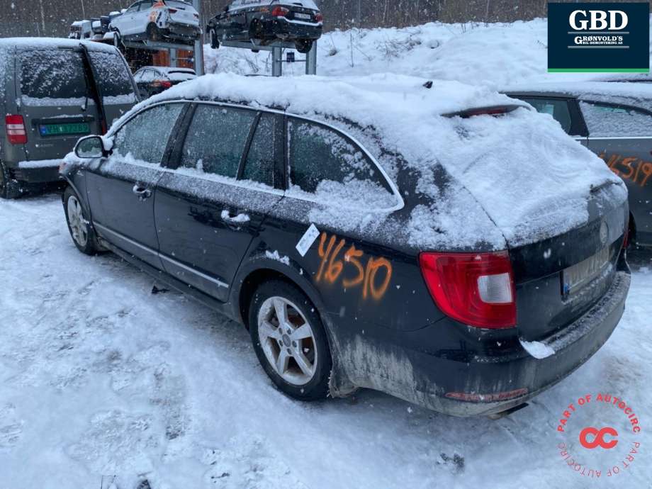 Škoda Superb 2008-2015 (Type II) , Motorkode: CFGB, Girkassekode: PBE