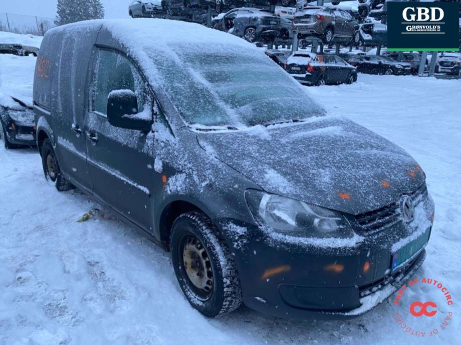 VW Caddy 2010-2015 (Type III, Fase 2) , Motorkode: CAYE, Girkassekode: LZY
