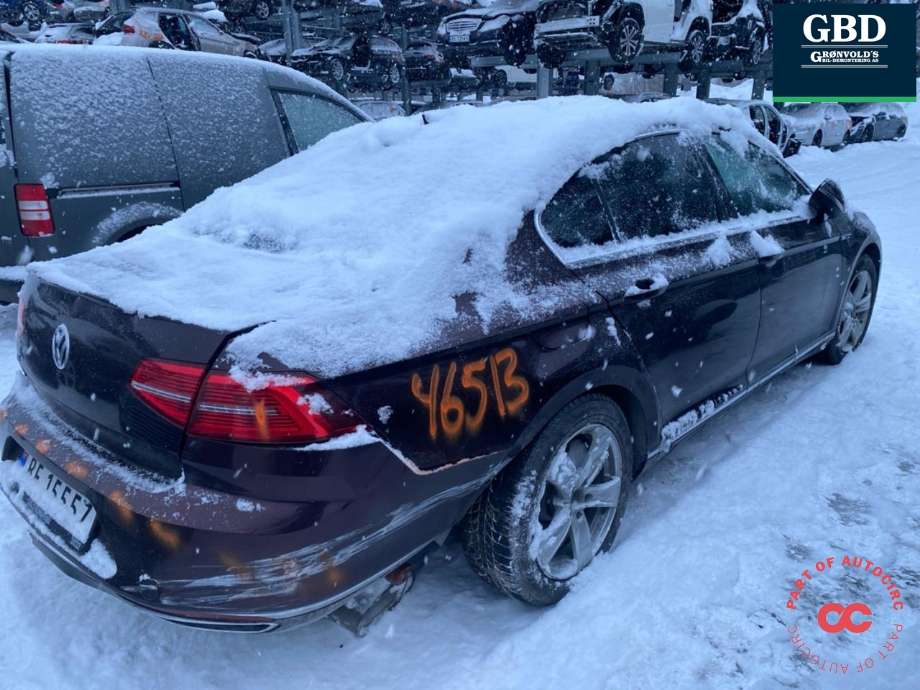 VW Passat 2015-2019 (Fase 1) (B8) (B8), Motorkode: CUKC, Girkassekode: SCB
