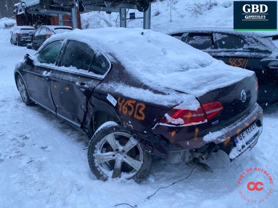 VW Passat 2015-2019 (Fase 1) (B8) (B8), Motorkode: CUKC, Girkassekode: SCB