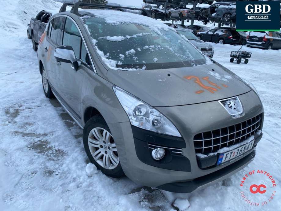 Peugeot 3008, 2009-2016 (Type I)  delebil , Motorkode: 9HR, Girkassekode: 2231 K7