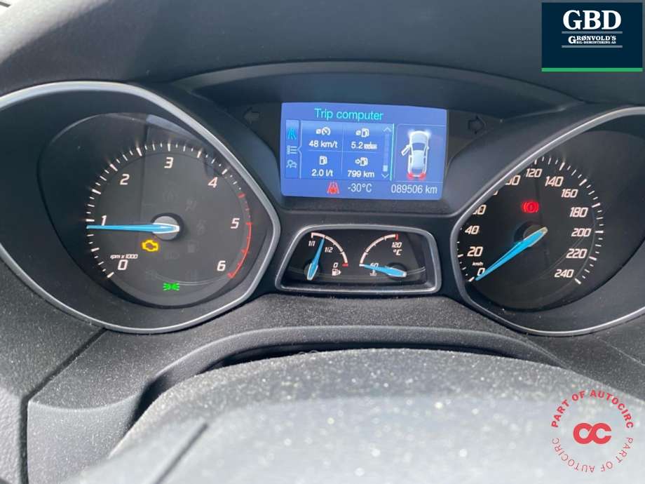 Ford Focus 2011-2014 (Type III, Fase 1) , Motorkode: T3DB, Girkassekode: 1836350