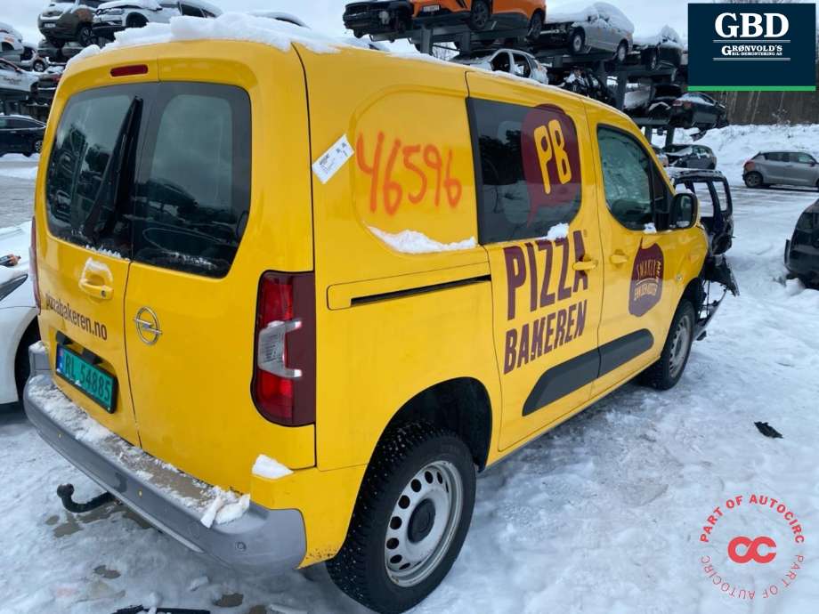 Opel Combo E 2019-->> , Motorkode: D15DTH, Girkassekode: M0A