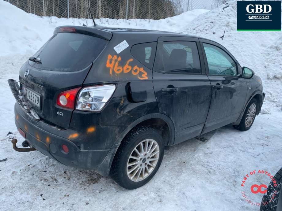 Nissan Qashqai 2007-2010 (Type I, Fase 1) , Motorkode: K9K, Girkassekode: 32010JD50A
