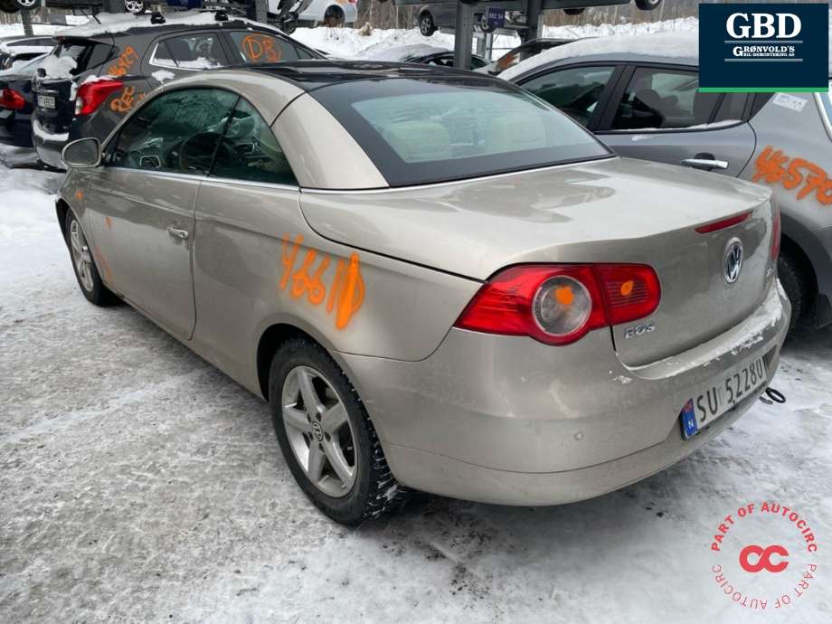 VW EOS 2006-2013 , Motorkode: BMM, Girkassekode: KCU