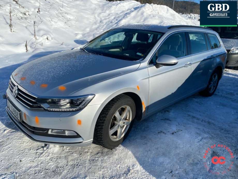 VW Passat 2015-2019 (Fase 1) (B8) (B8), Motorkode: DCXA, Girkassekode: PHG
