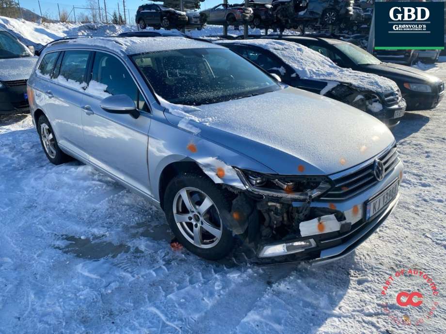 VW Passat 2015-2019 (Fase 1) (B8) (B8), Motorkode: DCXA, Girkassekode: PHG
