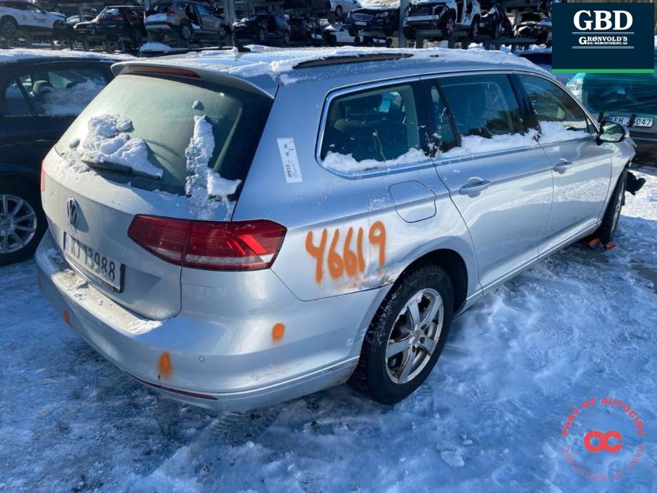 VW Passat 2015-2019 (Fase 1) (B8) (B8), Motorkode: DCXA, Girkassekode: PHG