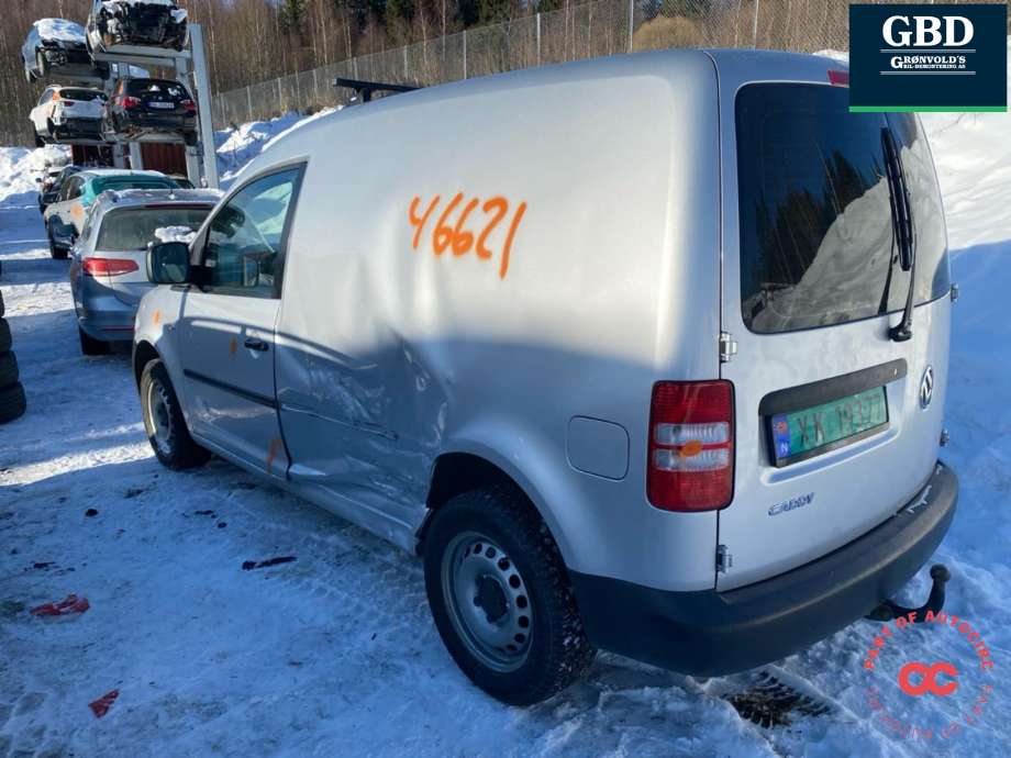 VW Caddy 2010-2015 (Type III, Fase 2) , Motorkode: CAYD, Girkassekode: LZY