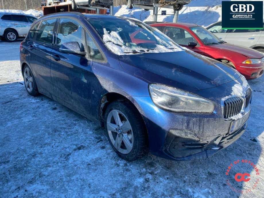BMW 2-Serie, Active/Gran Tourer 2014-->> (F45/F46) (F45/F46), Motorkode: B38-A15A, Girkassekode: 24 00 8 743 341