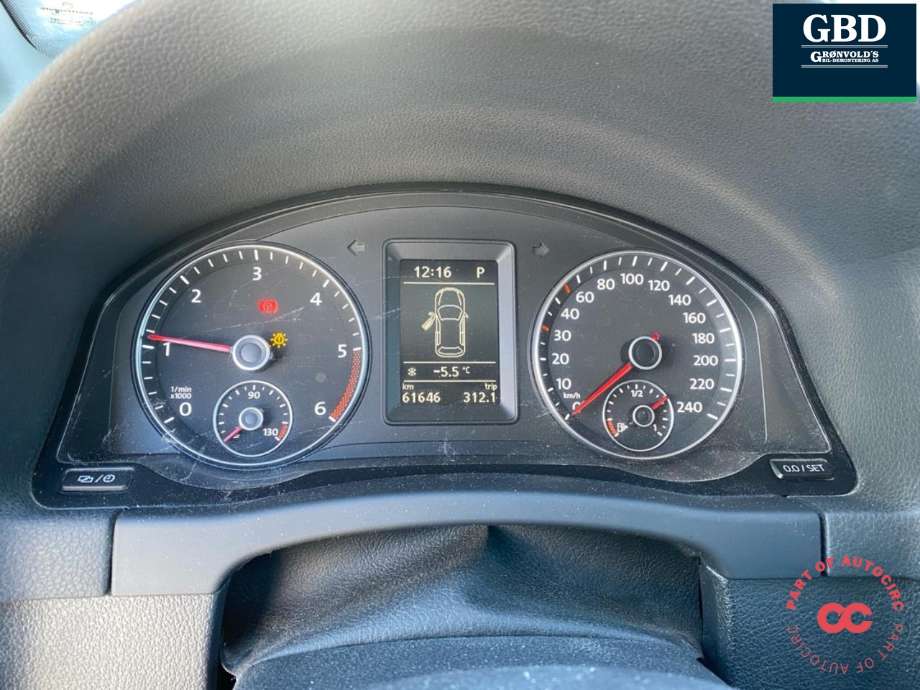 VW Golf, Plus/Cross 2009-2013 (Fase 2) , Motorkode: CAYC, Girkassekode: NTT