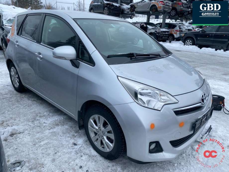 Toyota Verso-S 2011-2015 (COMBI) (COMBI), Motorkode: 1NR-FE, Girkassekode: 3040052230