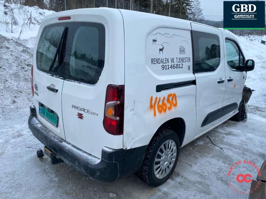Toyota Proace 2016-->> (Type II) , Motorkode: YHZ, Girkassekode: SU001A4118