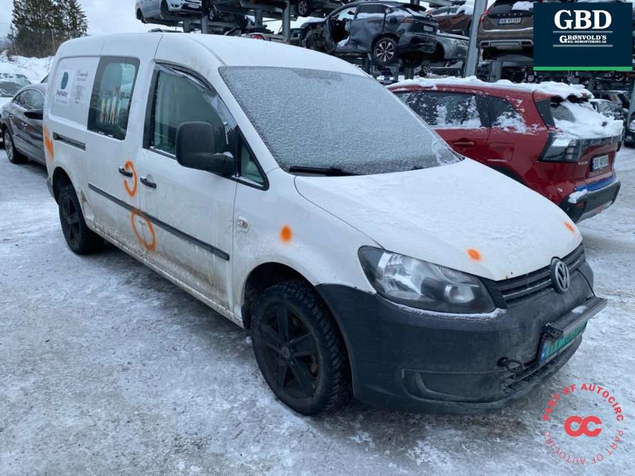 VW Caddy 2010-2015 (Type III, Fase 2) , Motorkode: CFHF, Girkassekode: NFQ