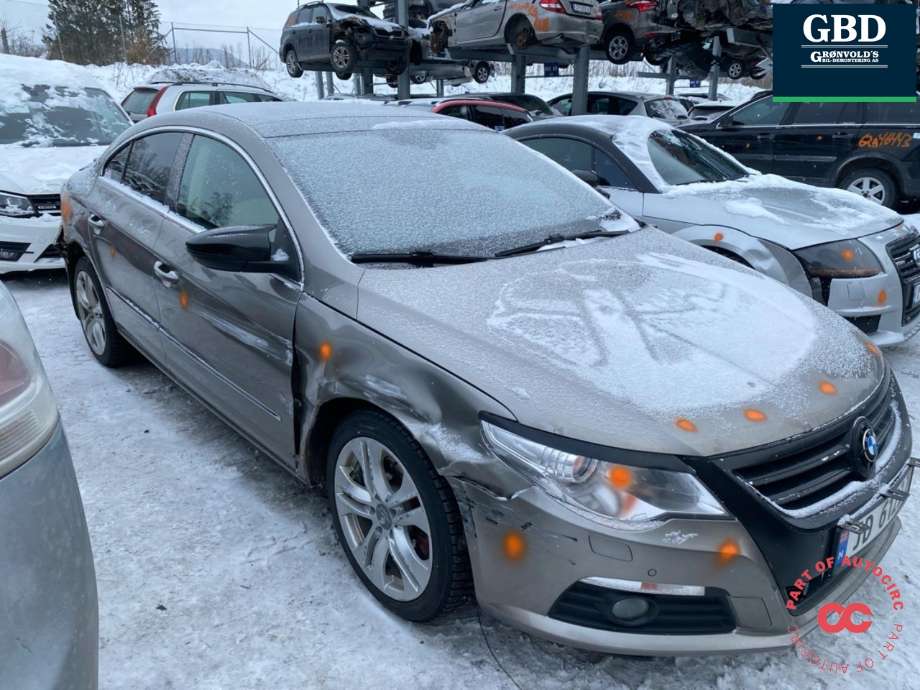 VW CC 2008-2012 (PASSAT CC) (PASSAT CC), Motorkode: CFGB, Girkassekode: NJD