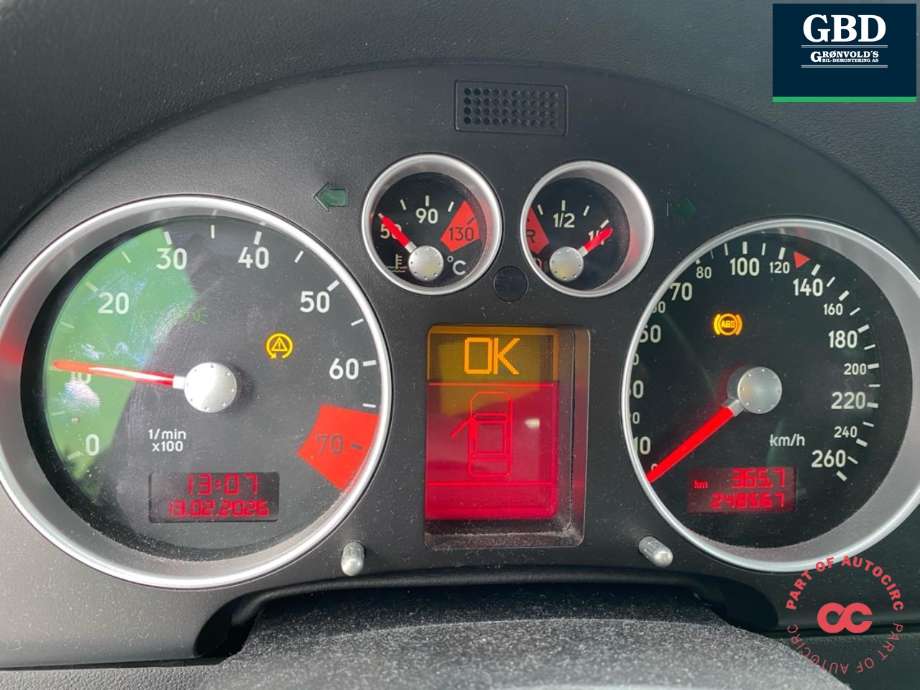 Audi TT 1998-2006 (Type I) , Motorkode: APX, Girkassekode: DQB