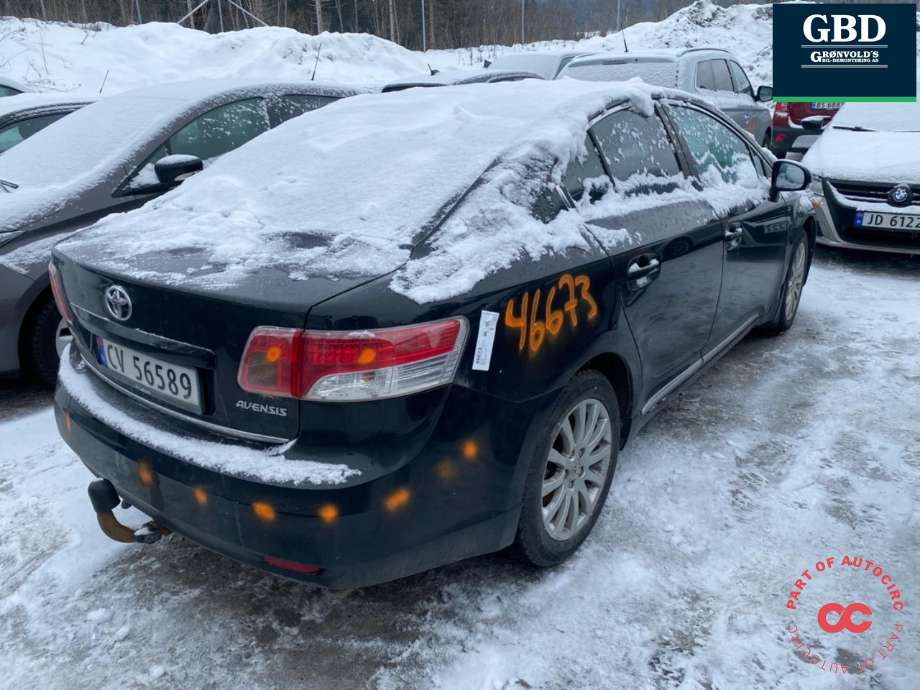 Toyota Avensis 2009-2015 (Type III, Fase 1) , Motorkode: 1AD-FTV, Girkassekode: 3030020A90
