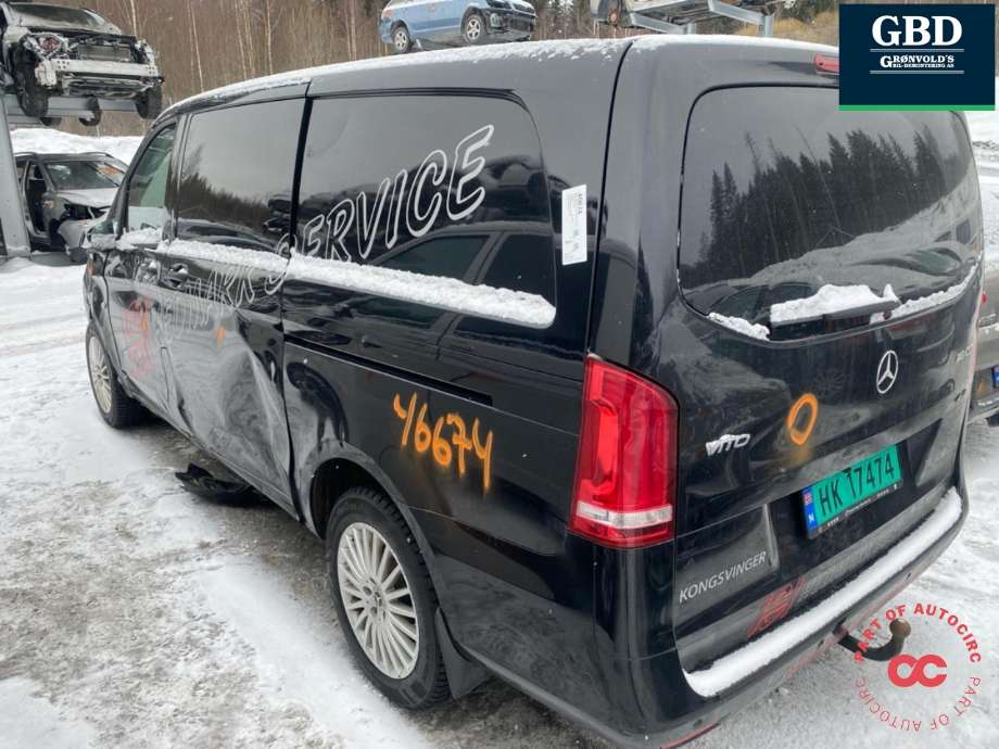 Mercedes Vito 2014-->> (W447) (W447), Motorkode: OM654.920, Girkassekode: A 447 270 09 01