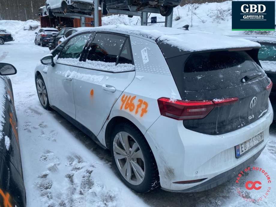VW ID.3 2020-->> , Motorkode: EBJC, Girkassekode: UMG