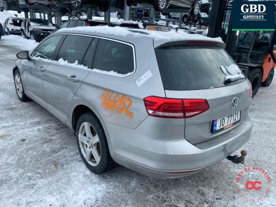 VW Passat 2015-2019 (Fase 1) (B8) (B8), Motorkode: DCXA, Girkassekode: REV